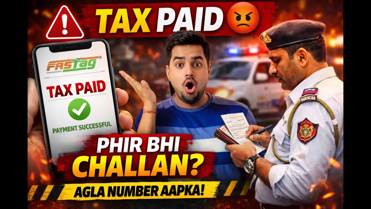 Tax Paid Hai Phir Bhi RTO Challan? Video Nahi Dekhi To Pachtaoge 🚨
