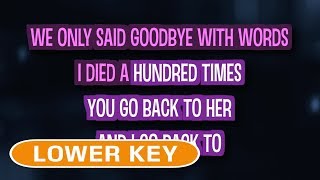 Back To Black (Karaoke Lower Key) - Amy Winehouse