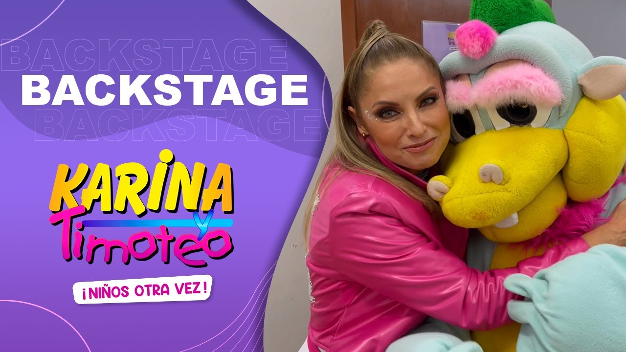 ¡Timoteo hace travesuras en el baño! - Backstage Gira 2022 - KARINA Y TIMOTEO