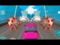 DEADLY RACE #7 NEW PINK SPORT Car Bumps Challenge 3d Gameplay Android IOS