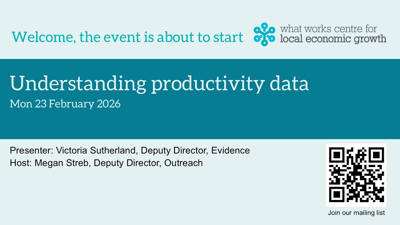 Understanding productivity data