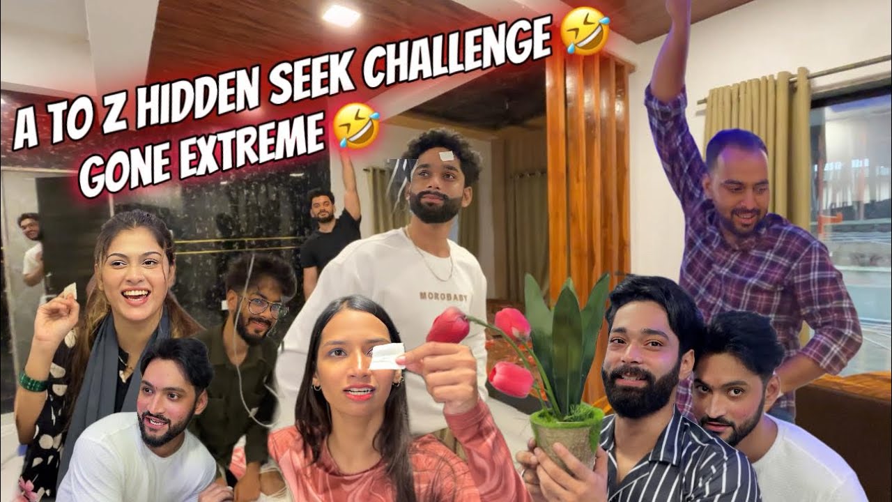A to Z hidden seek challenge 🤣😂| Funny challenge with friends 🤣| Aarti vlogs |