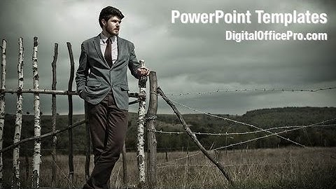 Vintage Photographer PowerPoint Template Backgrounds - DigitalOfficePro #09056W