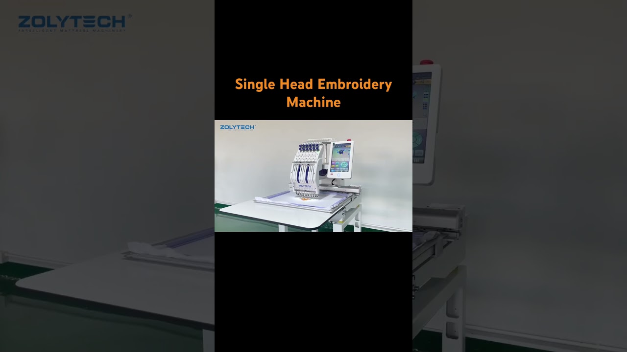 Custom Single-Head Embroidery Machine for Unique Designs 
