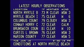Early Summer @ North Myrtle Beach - WeatherSTAR 3000 & 4000 (2026)