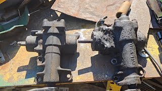 Toyota Celica steering box on my Geo Tracker  Part 1