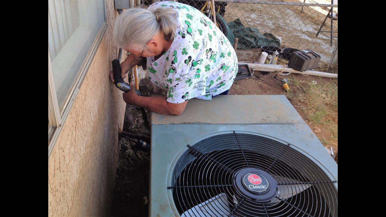 DIY Cool your home AC Compressor for Free - YouTube