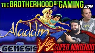 Disney's Aladdin - Sega Genesis vs Super Nintendo / The Brotherhood of Gaming