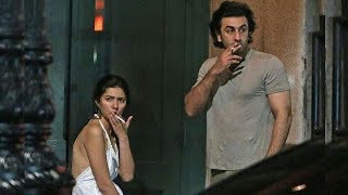 Love Birds Ranbir Kapoor &amp; Mahira Khan spotted SMOKING