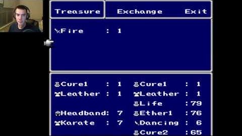 Final Fantasy IV item dupe via treasure drop