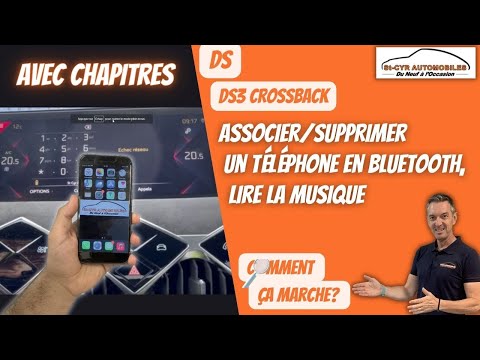 DS3 Crossback Associer / supprimer son téléphone en Bluetooth, comment ça marche?