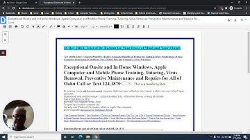 How to Edit a PDF with Google Drive Free by MobileComputerSupportOahu com