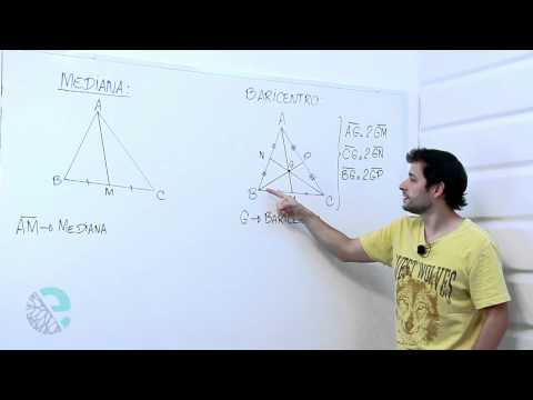 Vídeo: Como Encontrar O Ponto De Intersecção Das Medianas De Um Triângulo