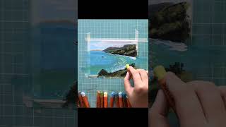 [Soft oil pastels] học vẽ phong cảnh bằng màu sáp dầu screenshot 4