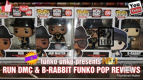 RUN DMC & B-RABBIT Funko Pop Reviews