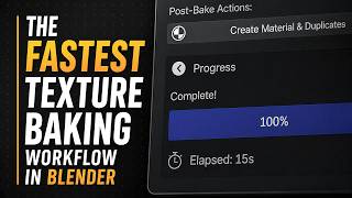 The Fastest Texture Baking Workflow in Blender | Simple Texture Baker Add-on