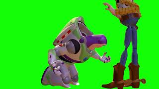 Buzz Lightyear saying "The Air is not Toxic?" meme - Toy Story V1 (Green Screen)