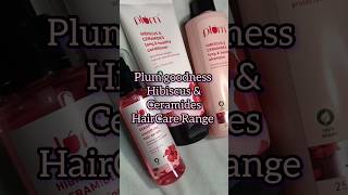 Plum goodness Hibiscus &amp; ceramides Haircare Range #shorts #unboxing #unbox #haircare #hairfall #hair