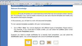 CBSE | CLASS 10 | IT 402 | M S WORD | Template