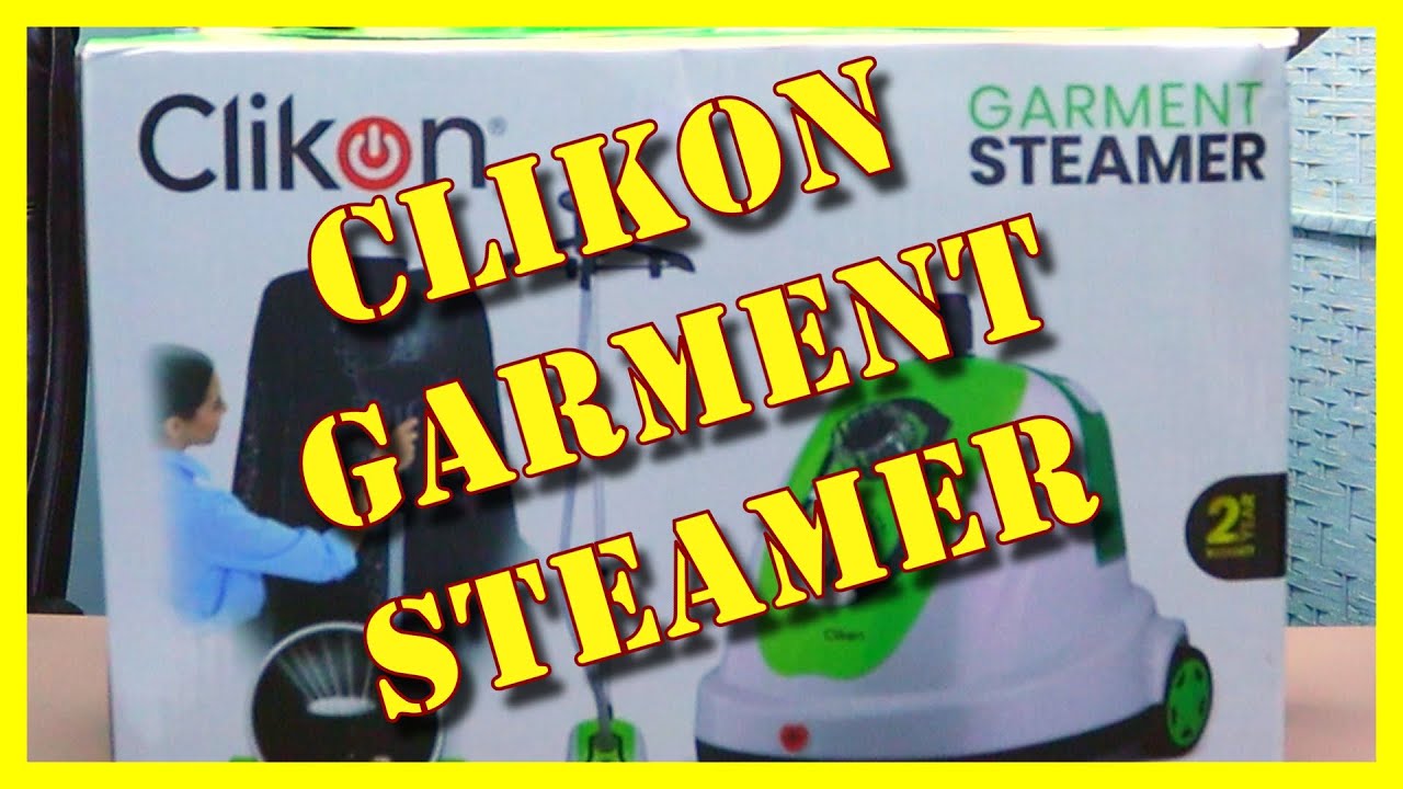 Clikon Garment Steamer Unboxing YouTube