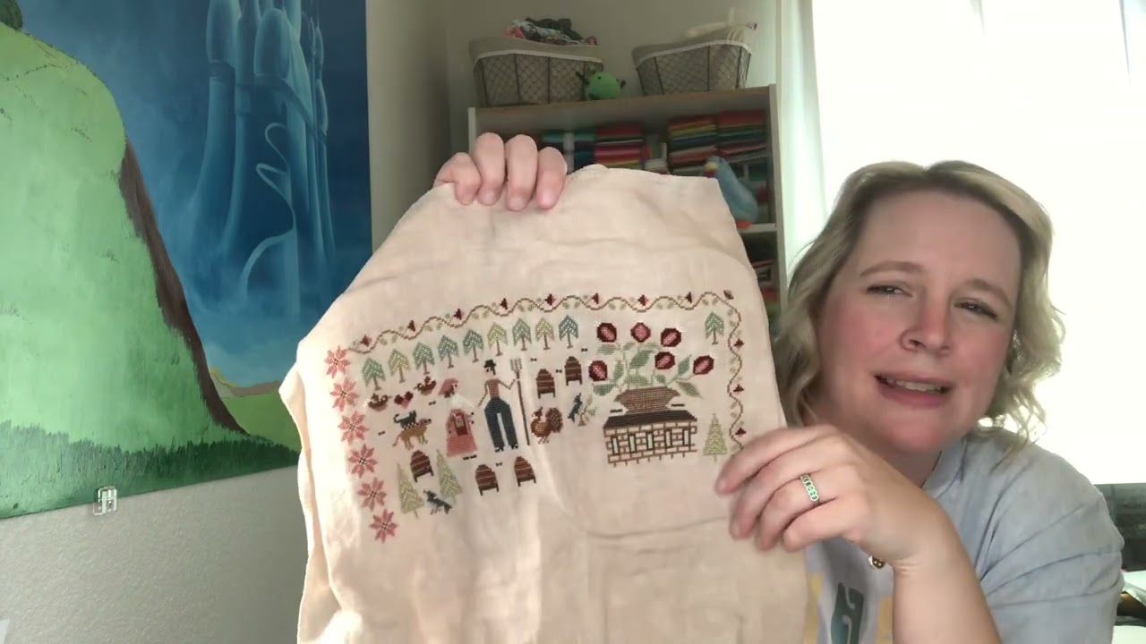 Flosstube #7 The One Where All the Pretty Fabric Arrives