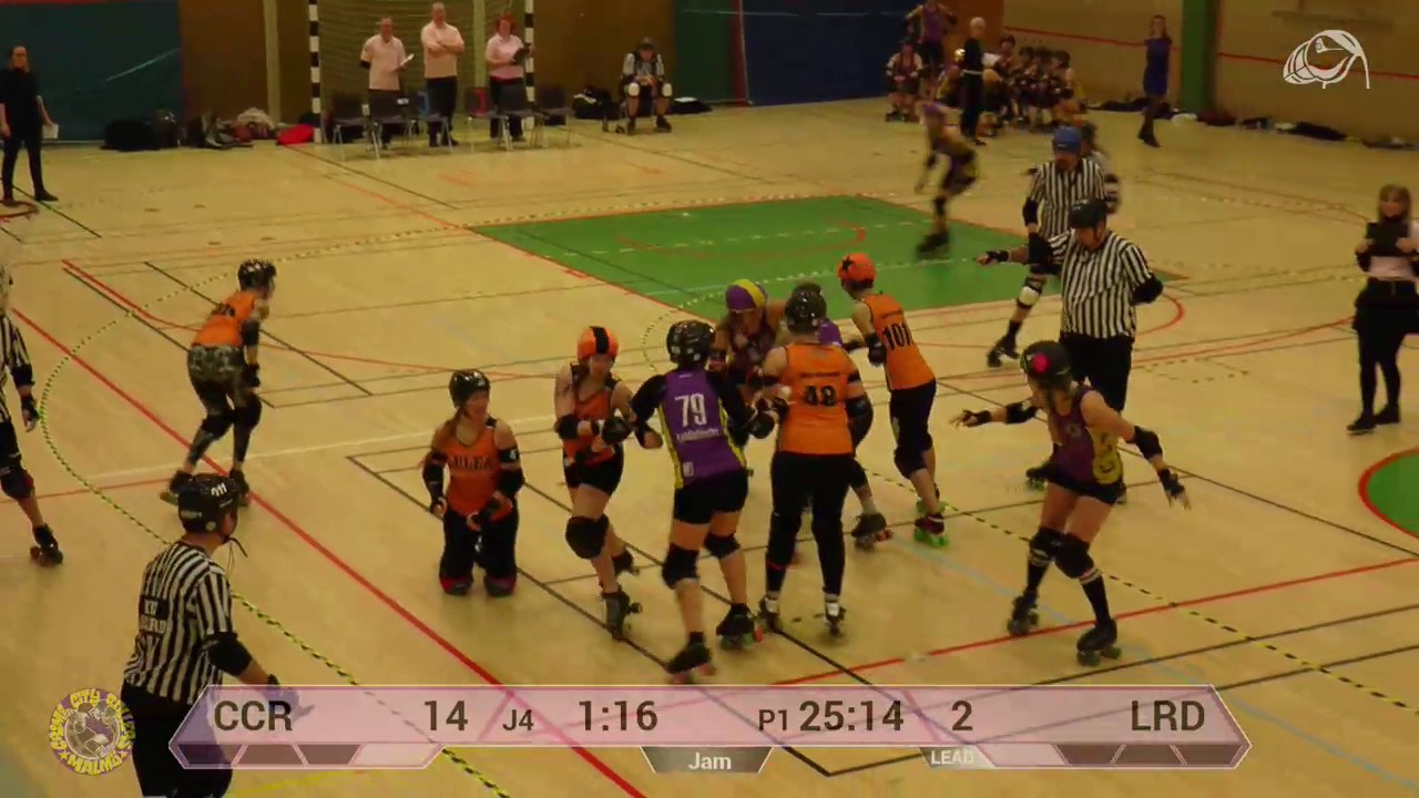 SM 2017, Elitserien: Crime City Rollers vs. Luleå Roller Derby