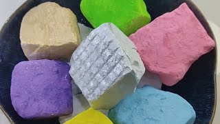 Fresh powdery Jumbo chalk crumbles compilation ASMR 
