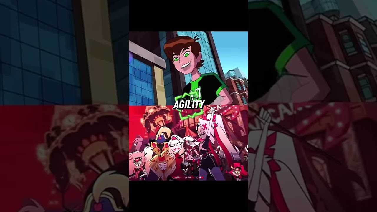 Ben 10 vs Hazbin Hotel #Shorts #ben10 #ben10omniverse #hazbinhotel #helluvaboss #whoisstrongest #1v1