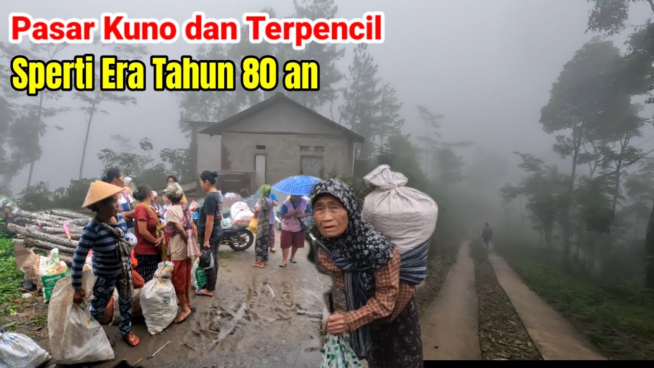 Pasar Kuno dan Terpencil Bagaikan Zaman Dahulu di Pedalaman Pacitan