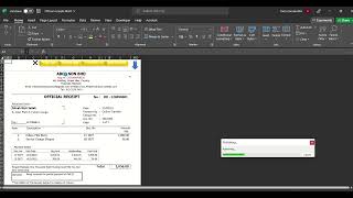 Official Receipts Excel Template screenshot 3