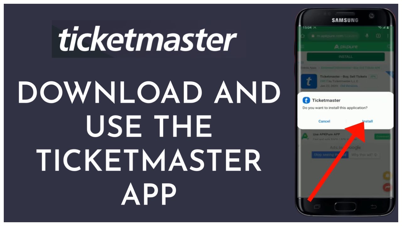 How To Download And Use The Ticketmaster App On Android 2023 YouTube