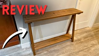 Solid Wood Console Table Review