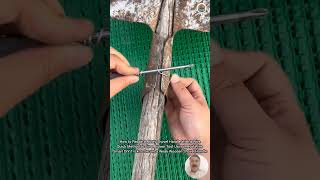 ​How to Repair a Rusty Shovel Handle With a Wire #shorts #repairs