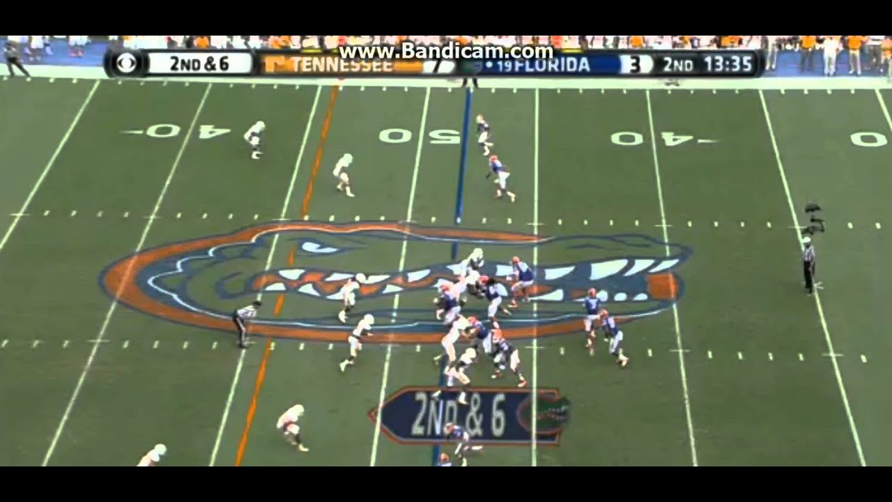 College Football: Florida Gators Vs The Tennessee Volunteers