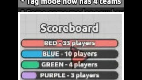 Diep.io August 23rd Update - Tag Mode 4 TEAM! Blue,Red,Green,Purple