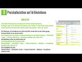 Regeln für die Preisberechnung auf Artikelebene festlegen in dem PIM Modul von starsellersworld.com