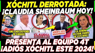 AMLO ¡CLAUDIA PONE DE RODILLAS A XÓCHITL! EBRARD, NOROÑA ¡SUPER EQUIPO 4T!