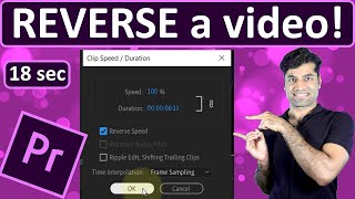 How to REVERSE a video on Premiere Pro screenshot 5