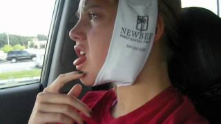 Mary Mason Beale post wisdom teeth.