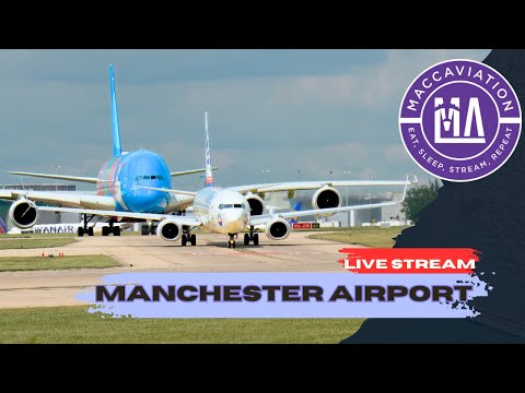 [4K] Manchester Airport Live 🔴 Saturday morning rush hours #planes #live