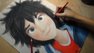 Speed Drawing: Hiro Hamada (Big Hero 6) | Diana Díaz screenshot 5