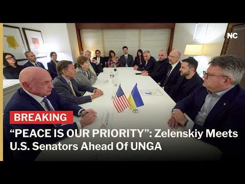 ZELENSKIY IN NEW YORK: Ukraine President Meets U.S. Senators Before UNGA | AC1W