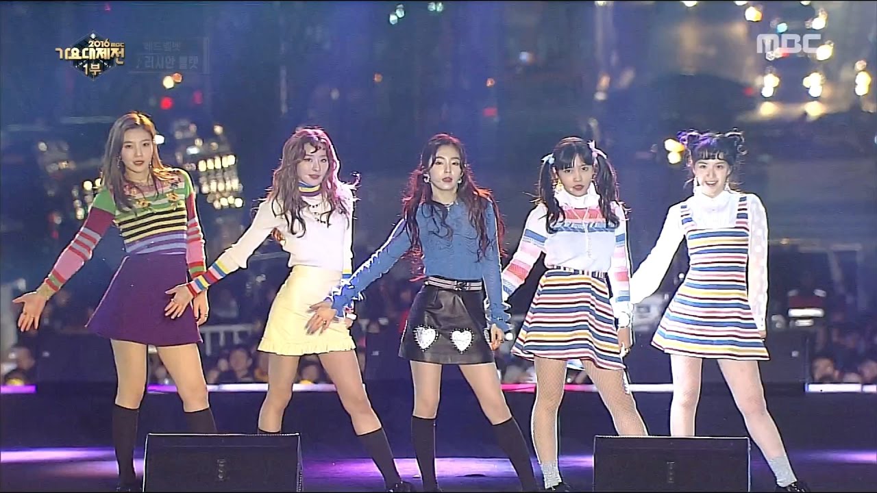 2016 MBC 가요대제전 - 추위에도 미모 폭발하는 레드벨벳의 러시안 룰렛 20161231