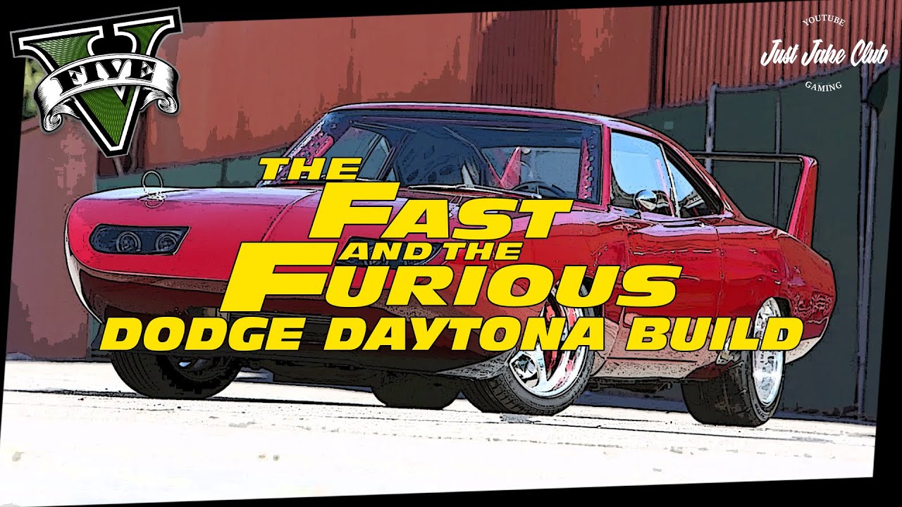 Fast Furious 6 Dodge Charger Daytona GTA V Car Build Tutorial 