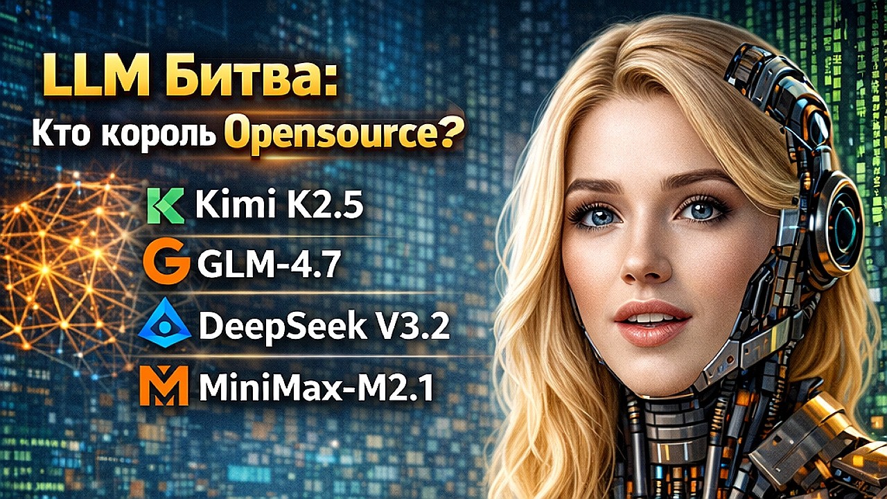 Батл опенсорс‑ИИ: Kimi vs DeepSeek vs GLM vs MiniMax — кто выбьет ChatGPT?