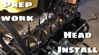 2jzgte IS300 || Block Prep & Head Install