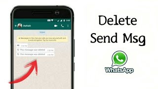 Now Delete accidentally SENT message on WhatsApp | WhatsApp Tricks 2017 screenshot 5