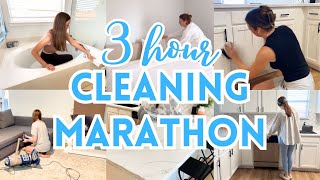 extreme clean with me marathon \/\/ OVER 3 HOURS OF CLEANING MOTIVATION