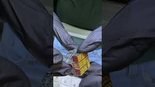 MAKING RUBIKS CUBE WITH GOLD & SAPPHIRES, & DIAMONDS!!!! #shorts