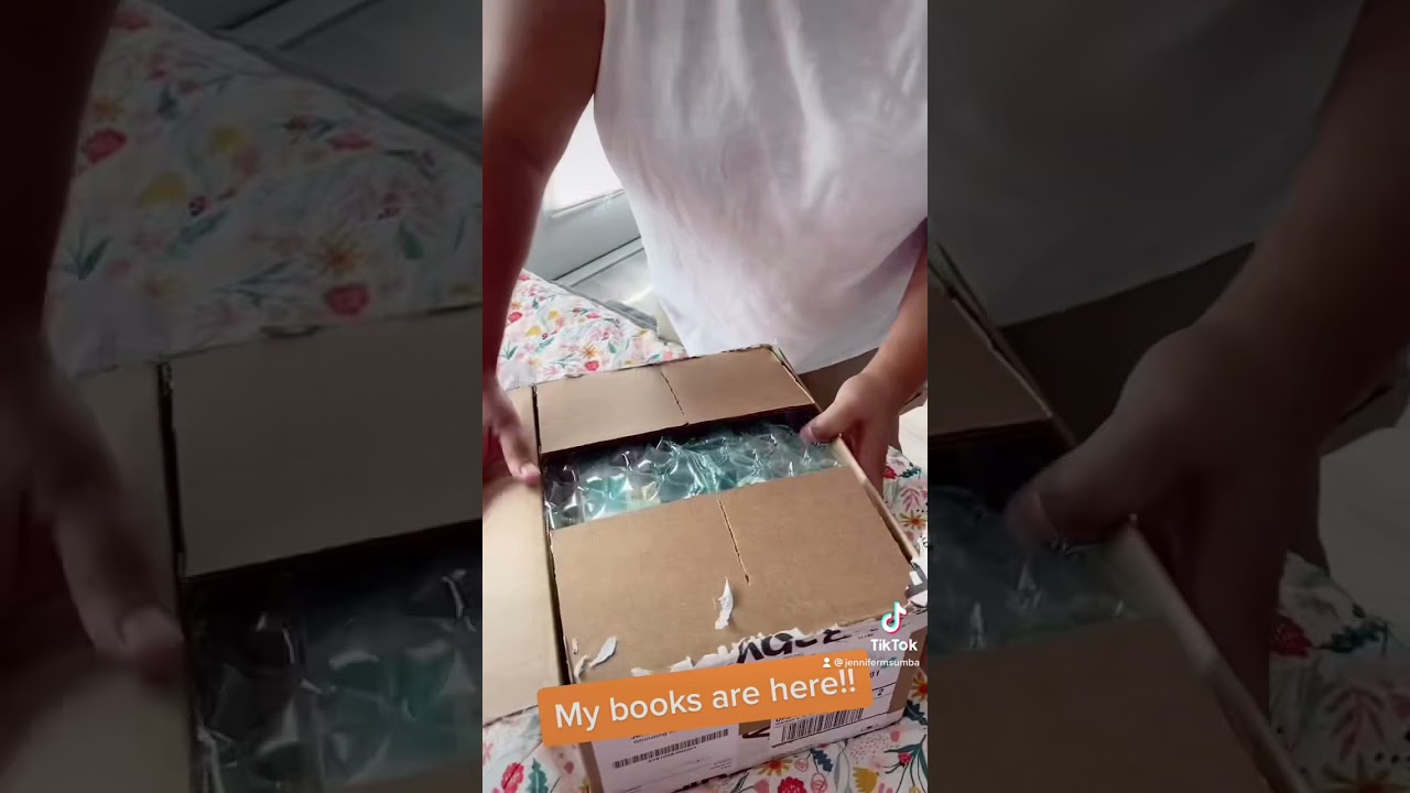Smelling my books for the first time ☺️